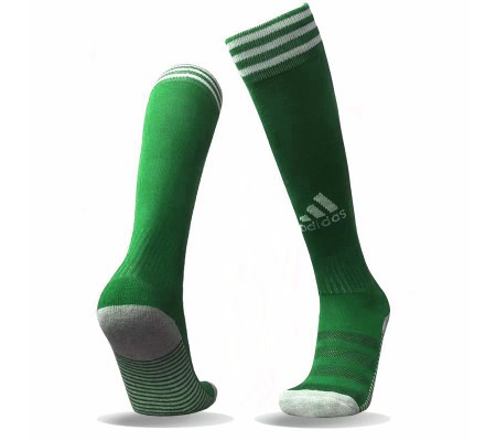 Adidas Soccer Socks-Green&White